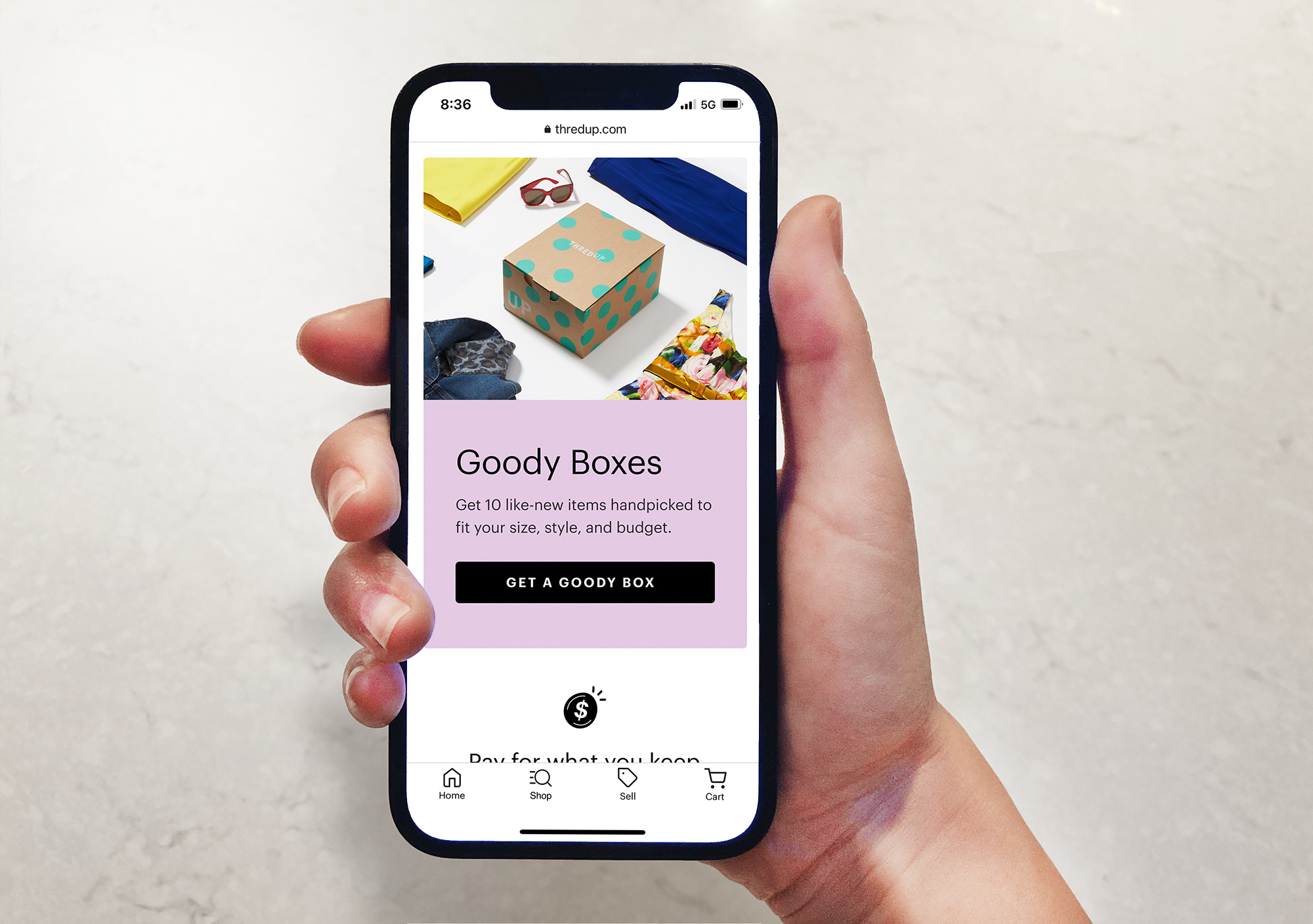 Goody Box Landing Page